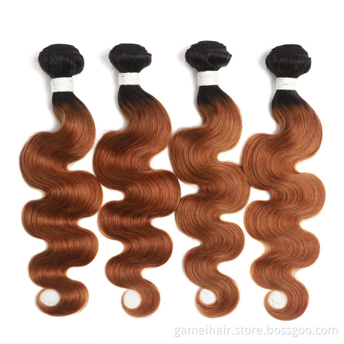 Natural Body Wave Human Hair Cuticle Aligned Virgin Ombre 1b-33 27 30 613 Blonde Raw Indian Virgin Human Hair Weave Bundles
